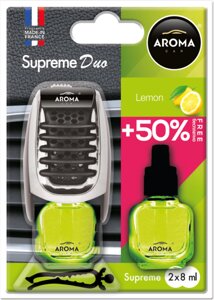 Ароматизатор Aroma Car Supreme Duo Slim Lemon, 8ml