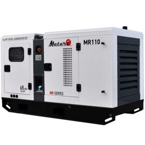 Дизельний генератор Matari 125кВт, 380В/220В, MR110AVR, Japan з автоматикою