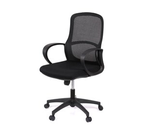 Крісло аклас арніс memory foam TILT чорний (OS-3000 black LVB-308 black)