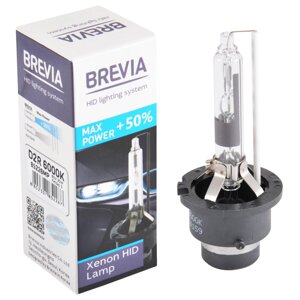 Ксенонова лампа Brevia D2R +50%6000K, 85V, 35W PK32d-3, 1шт