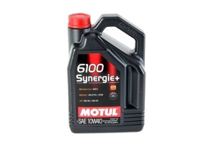 Олива моторна 5л преміум MOTUL 6100 synergie+ 10W40 5L