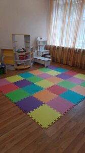 Тепла підлога, килимка від EVA (EVA) Sport 50x50x1см для дитячих садків