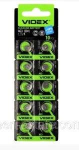Батарейки VIDEX AG 3 Батарейка LR41 алкаліновая батарейка 1,5V