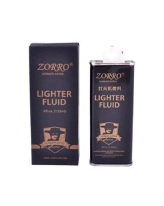 Бензин для заправки запальничок Zorro Black 133 мл