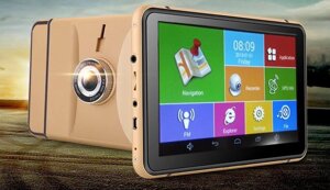 GPS навігатор Android + реєстратор 7d IPS 4 ядра + 8gb + Wi-Fi + Bluetooth + AV + 512ddr