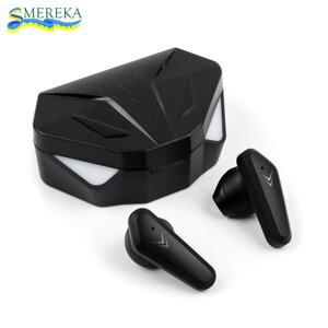 Ігрові навушники Smereka Y01 оригінал bluetooth AirDots Black гарантія 12 місяців