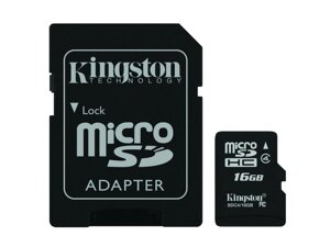 Карта пам'яті microSDHC 16GB якісна + міні флешка!