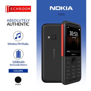 Кнопковий мобільний телефон Nokia 5310 2 сім-карти 1200 Мач чорний