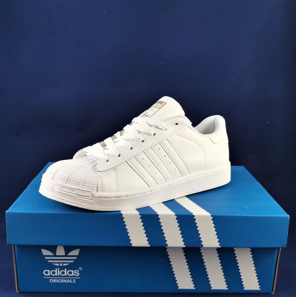 Adidas blancos superstar sale