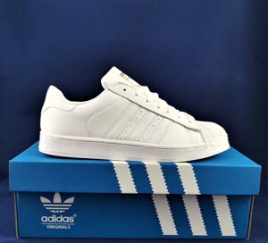 Кросівки Adidas Superstar Білі Чоловічі Адідас Суперстар (розміри: 44,45) Відео Огляд