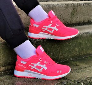 Кросівки ASICS Gel Lyte III Рожеві жіночі Асикс Каралові (розміри: 36,37,38,39,40)