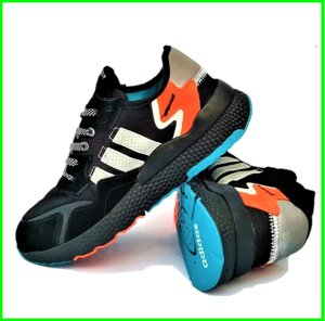Кросівки Чоловічі Adidas Jogger Чорні Адідас (розміри: 41,43,44) Відео Огляд