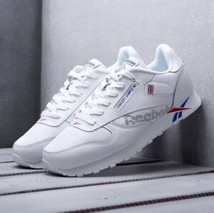 Чоловічі Кросівки Reebok Classic Білі Рибок (розміри: 41,43,44,45,46) Відеовідвідвід