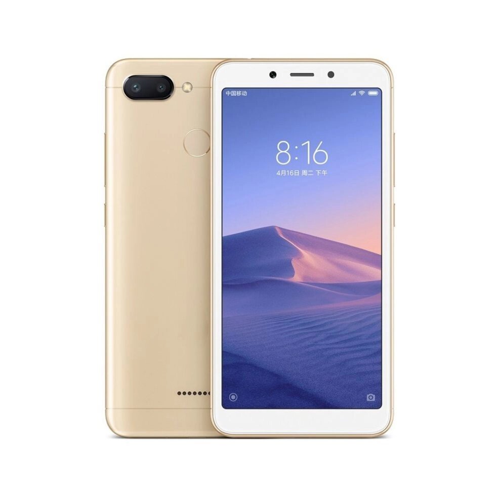 Смартфон Xiaomi Redmi 6 Gold, 3 + 32Gb, Global Version - відгуки