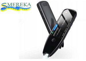 Портативний електронний перекладач ручка Smereka X5 Pro з 3,5 дюймовим дисплеєм 1500 Мач 112 мов