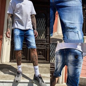 Шорти джинсові чоловічі стрейчеві розмір 30,31 9920-3 R Relucky Н Розпродаж !