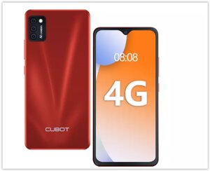 Смартфон Cubot Note 7 Android 10 face id і сканер відбитка 3100 мАг Батарея червоний