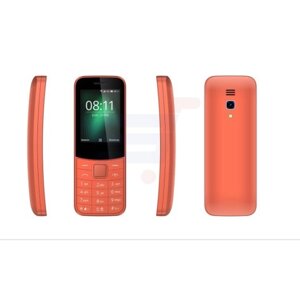 Телефон ODSCN 8110 кнопковий дисплей 1,77 дюйми, две SIM-картки помаранчевий