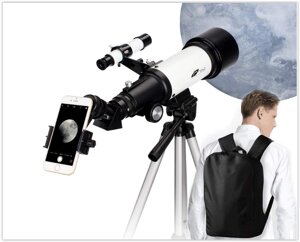Телескоп-рефрактор астрономічний 70mm Aperture 400mm AZ з рюкзаком