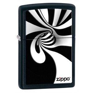 Легший бензин Zippo Spiral Black/White (28297)