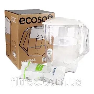 Фільтр-глечик Ecosoft Maxima перловий 5.0/3.5L від компанії Інтернет магазин voda-plus - фото 1