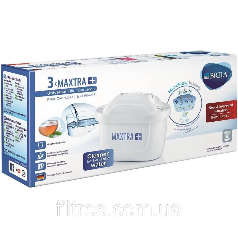 Комплект набір картриджів BRITA MAXTRA PLUS від компанії Інтернет магазин voda-plus - фото 1