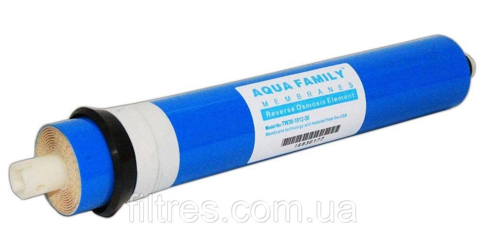 Мембрана для обратного осмоса  AQUA FAMILY TW30-1812-50G від компанії Інтернет магазин voda-plus - фото 1