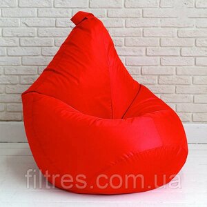 Крісло груша червона 90*60 см
