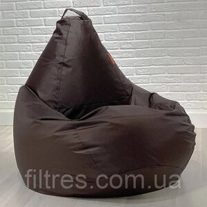 Крісло груша коричнева 90*60 см