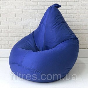 Крісло груша синя 90*60 см