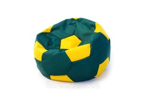 Крісло м'яч зелено-жовте 60*60 см