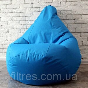 Крісло груша блакитний 90*60 см