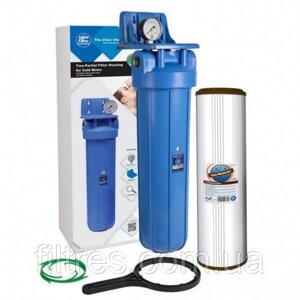 Фільтр магістральний Aquafilter FH20B1-B-WB + залізо Aquafilter FCCFE20BB