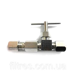 Голчастий вентиль 1/4"JAKO х 1/4"JAKO; W -1