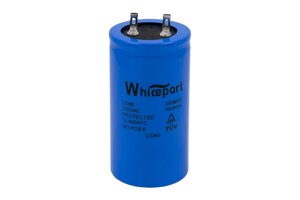 Конденсатор CD60 250 мкФ, 330 В, Whicepart (пусковий, клеми)