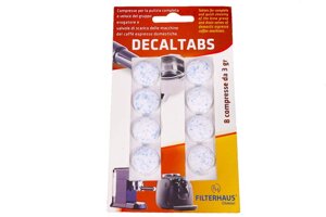 Таблетки для чищення кавомашин Decaltabs (8 штук)