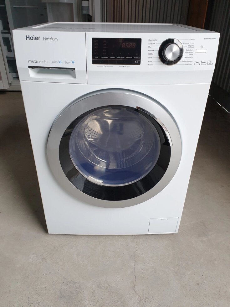 Пральна машина Haier 8 KG / 2019-го року випуску / HW80-BP14636 від компанії Запчастини РК побут - фото 1