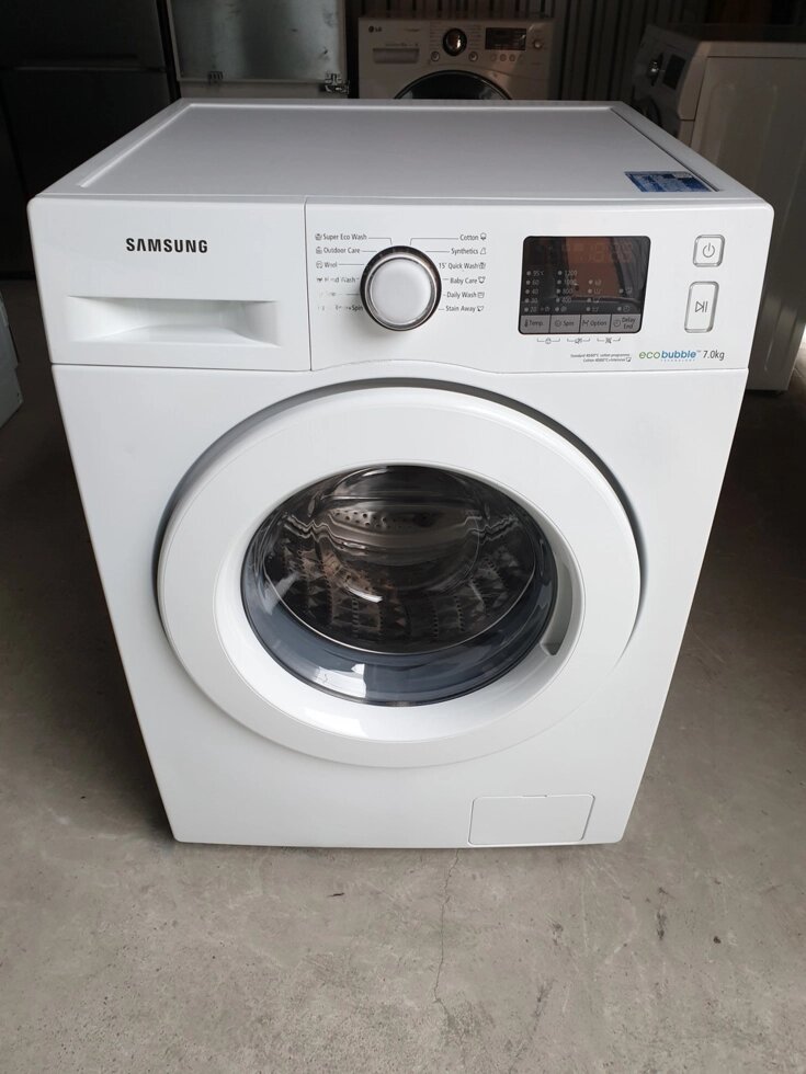 Пральна машина SAMSUNG 7 KG / 2016-го року випуску / WF70F5E0W2W від компанії Запчастини РК побут - фото 1