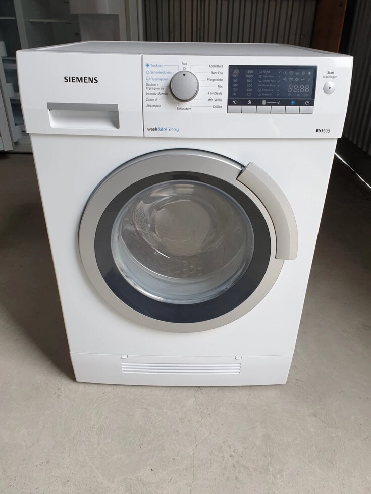 Пральна машина Siemens IQ500 Wash & Dry 7/4 KG з Сушкою / WD14H440 від компанії Запчастини РК побут - фото 1