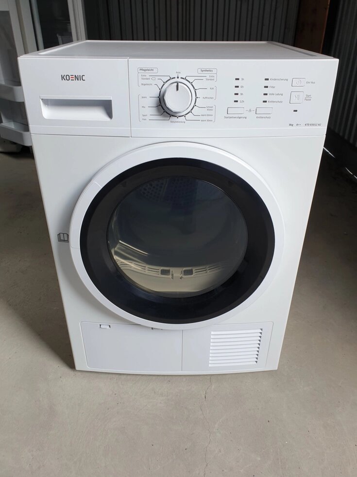 Сушарка для білизни KOENIC 8 KG / 2019-го року випуску / KTD 83012 A2 від компанії Запчастини РК побут - фото 1