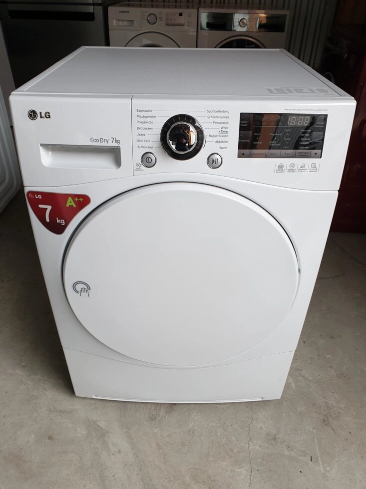 Сушарка для білизни LG Eco Dry 7 KG / 2017-го року випуску / RC7055AH1Z від компанії Запчастини РК побут - фото 1