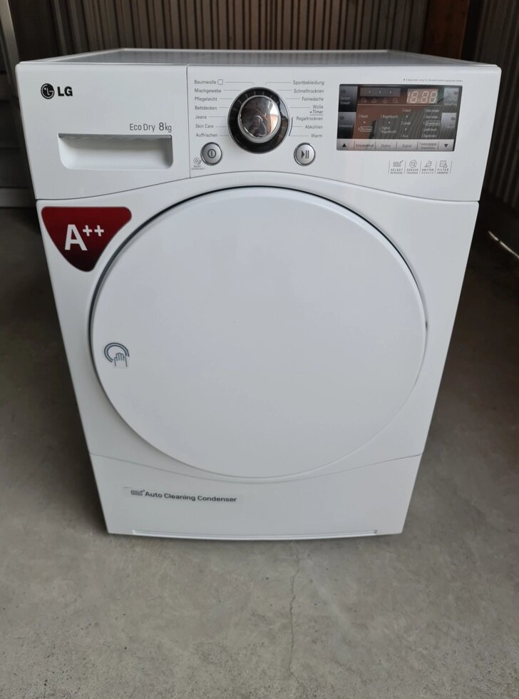 Сушарка для білизни LG Eco Dry 8 KG / 2017-го року випуску / RC8055AH1Z від компанії Запчастини РК побут - фото 1