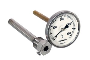 Термометр для духовки Pakkens зі штуцером L=109 мм, D=63 мм (0-400°C)