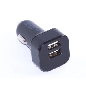 Авто USB зарядка адаптер HC-1 9001 від прикурювача 12v зарядний Чорний