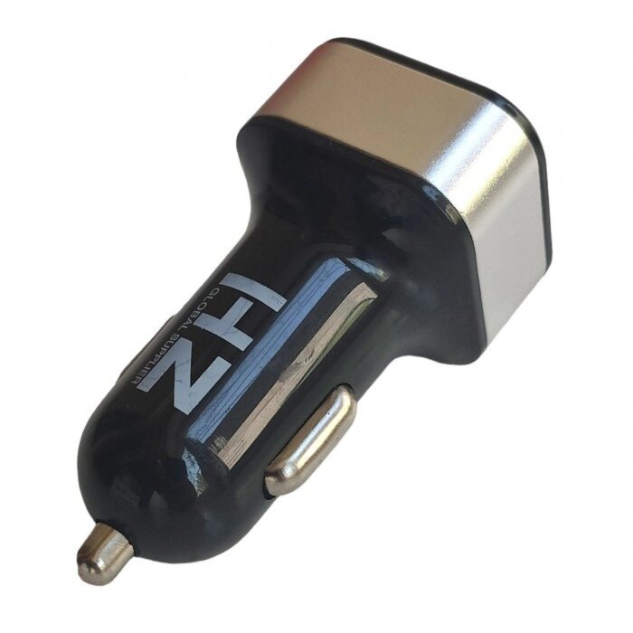Авто USB зарядка адаптер HC-1 9001 від прикурювача 12v зарядне Чорний із сірим від компанії Інтернет-магазин  towershop.online - фото 1