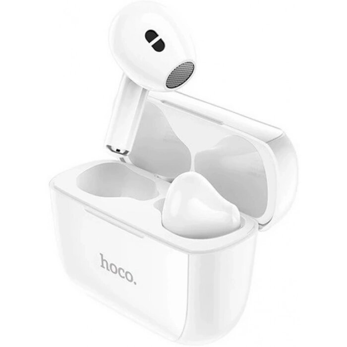 Бездротові Bluetooth навушники HOCO EW12 TWS з кейсом Білі від компанії Інтернет-магазин  towershop.online - фото 1