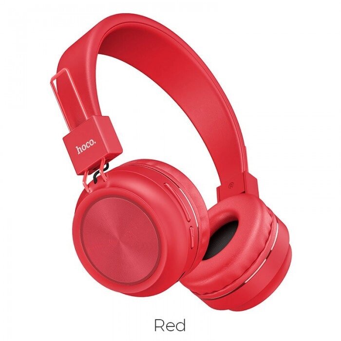 Бездротові Bluetooth навушники HOCO W25 Promise Червоні від компанії Інтернет-магазин  towershop.online - фото 1