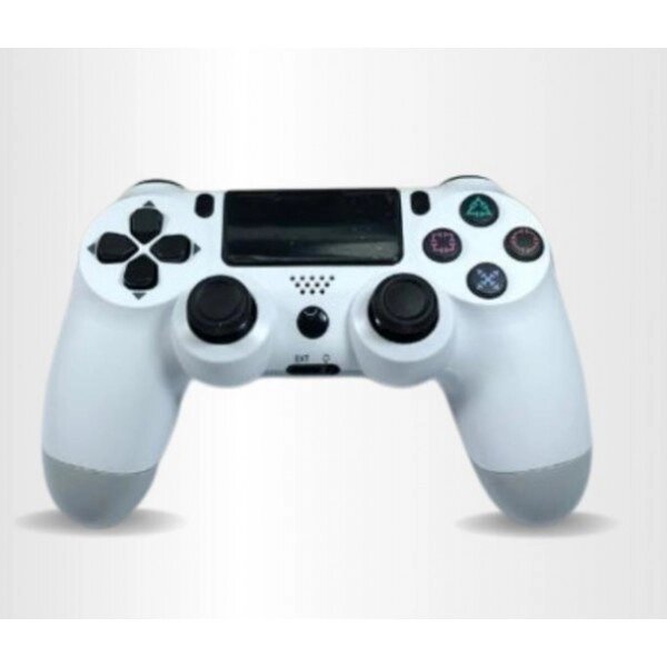 Бездротовий bluetooth джойстик DOUBLE-motor vibration 4 Wireless Controller PS4 - DS-2312, Білий від компанії Інтернет-магазин  towershop.online - фото 1