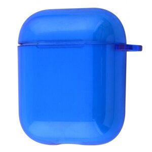 Чохол для Apple AirPods силіконовий яскраво-синій