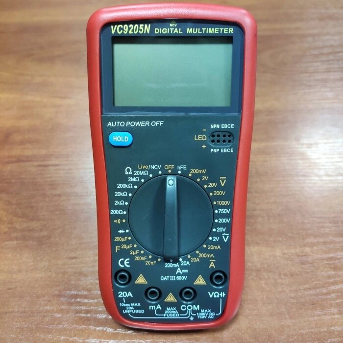 Цифровий професійний мультиметр VC9205n Tetter Voltmeter від компанії Інтернет-магазин  towershop.online - фото 1